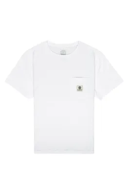 T-Shirt Element KIDS BASIC POCKET LABEL Optic White