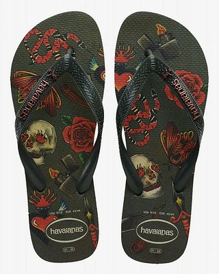 Chinelos Havaianas TOP TRIBO Olive Green