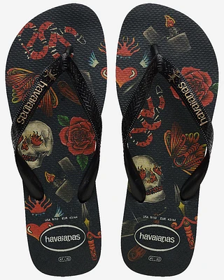 Chinelos Havaianas TOP TRIBO Black/Black