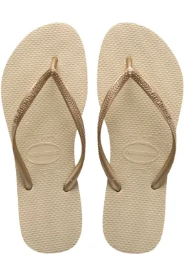 Chinelos Havaianas SLIM Sand Grey/Light Golden