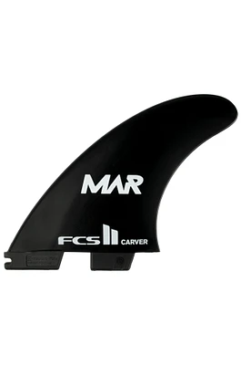 Quilha Mar Surfboards FCS II CARVER GF BLACK MEDIUM TRI Tri