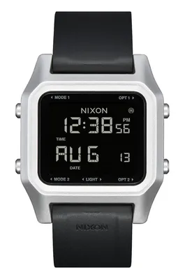 Relogio Nixon STAPLE Silver/Black