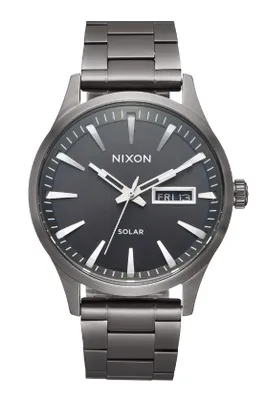 Relogio Nixon SENTRY SOLAR SS Gunmetal