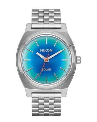 Relogio Nixon TIME TELLER SOLAR Silver/Rainbow