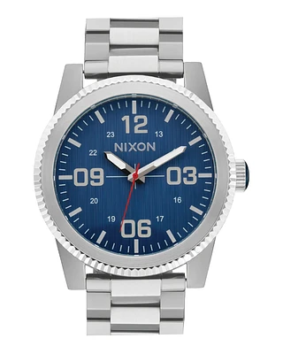 Relogio Nixon CORPORAL STAINLESS STEEL Silver/Indigo