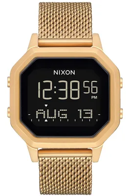 Relogio Nixon SIREN MILANESE All Gold