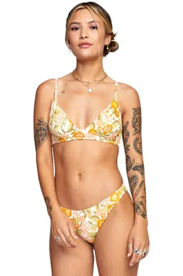 Bikini Top RVCA AVANT GARDNER HIGH T White