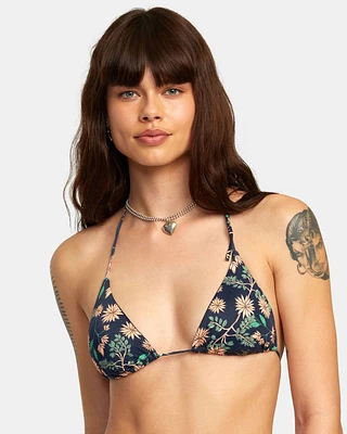 Bikini Top RVCA BYRD HALTER TRIANGLE Moody Blue