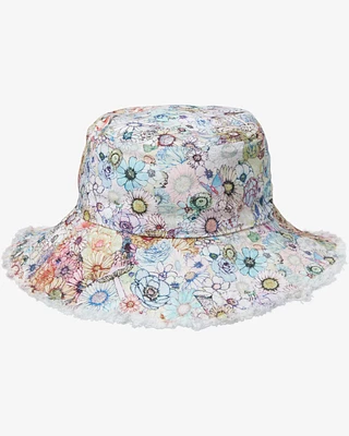 Chapeu RVCA MAGGIE FRAYED BUCKET Multi