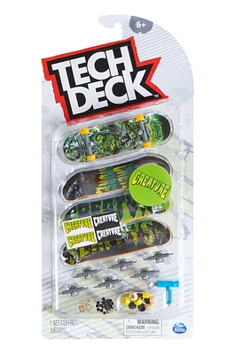 Finger Skate Tech Deck CREATURE MILTON MARTINEZ 4 PACK Assorted