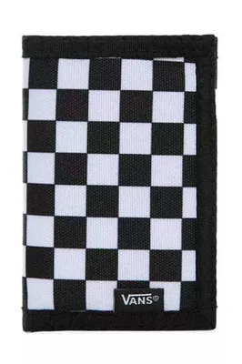 Carteira Vans SLIPPED Black-White Check