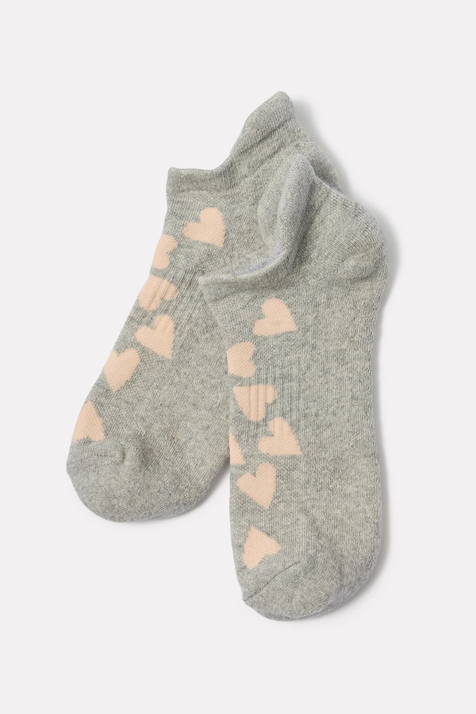 Heart Cushion Ankle Sock