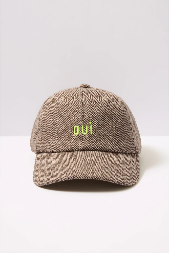 Oui Wool Baseball Hat