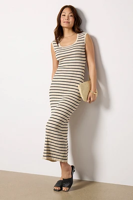 Gisele Stripe Midi Dress