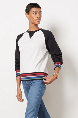 Luka Stripe Trim Sweatshirt