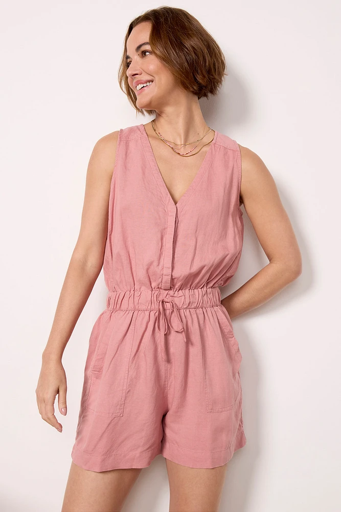 Dawson Linen Romper