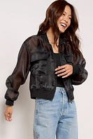 Skyline Organza Bomber