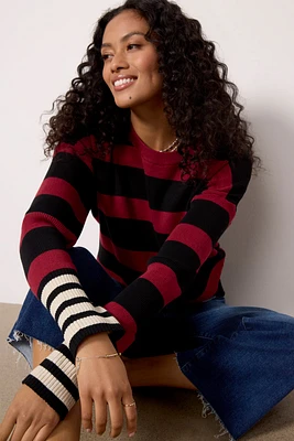 Deven Stripe Pullover