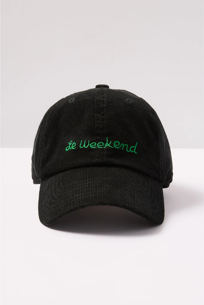 Le Weekend Baseball Hat