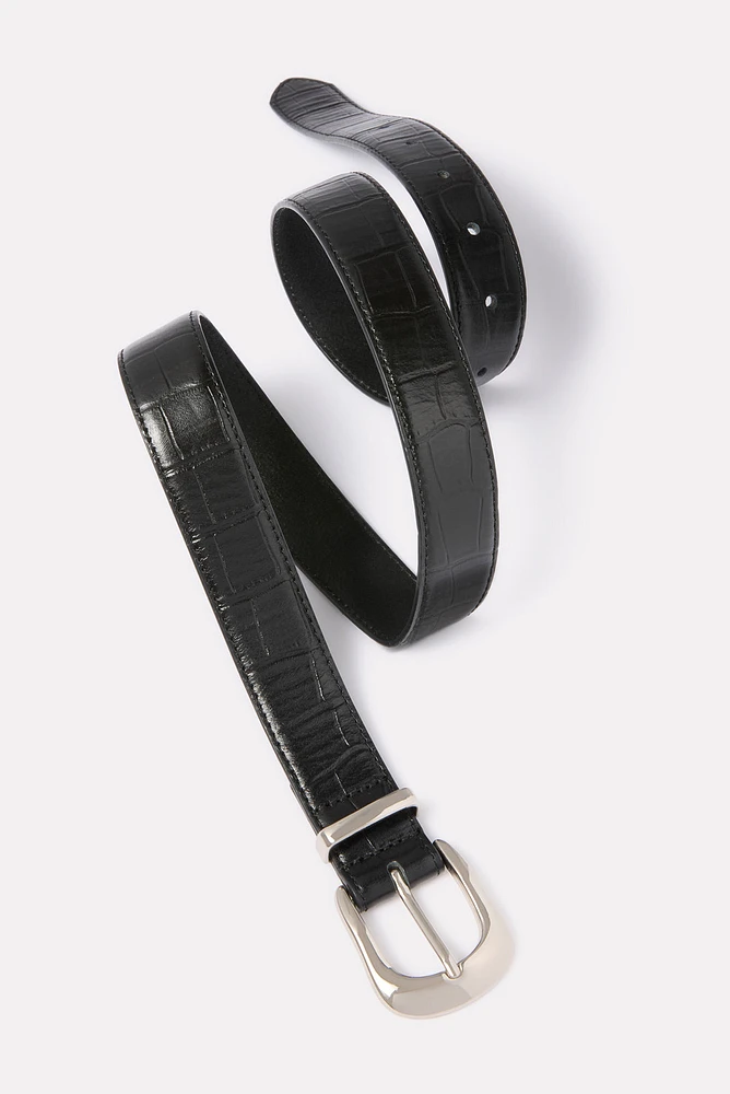 Corinne Croco Belt