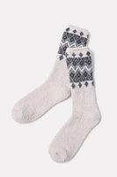 CozyChic Fair Isle Sock