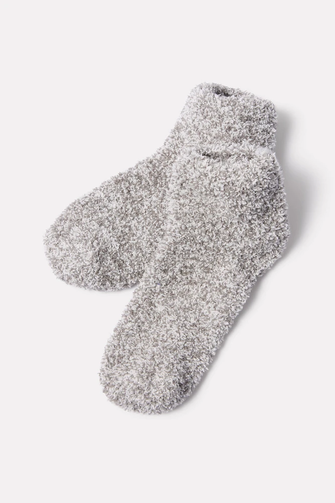 CozyChic Heathered Tennis Socks