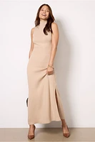 Aurora Funnel Neck Maxi Dress