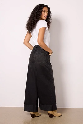 SOFIE HIGH-RISE ANKLE WIDE LEG WITH CUFF