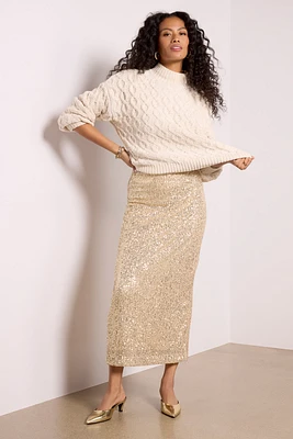 Saturn Sequin skirt