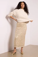 Saturn Sequin skirt