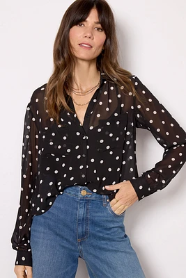 Vivienne Polka Dot Blouse