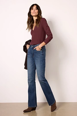 Natalie High Rise Fab Ab Bootcut