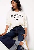 New York Reverse Slub Sweatshirt