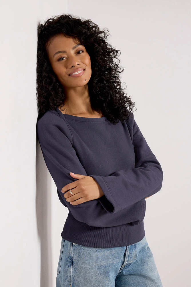 Darlene Envelope Neck Sweatshirt