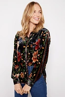 Garden Black Long Sleeve Shirt