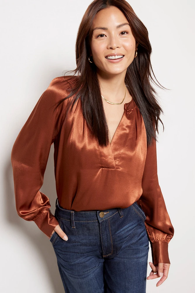 Wynna Satin Blouse