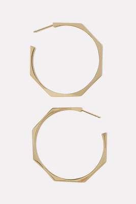 Geo Hoop Earring