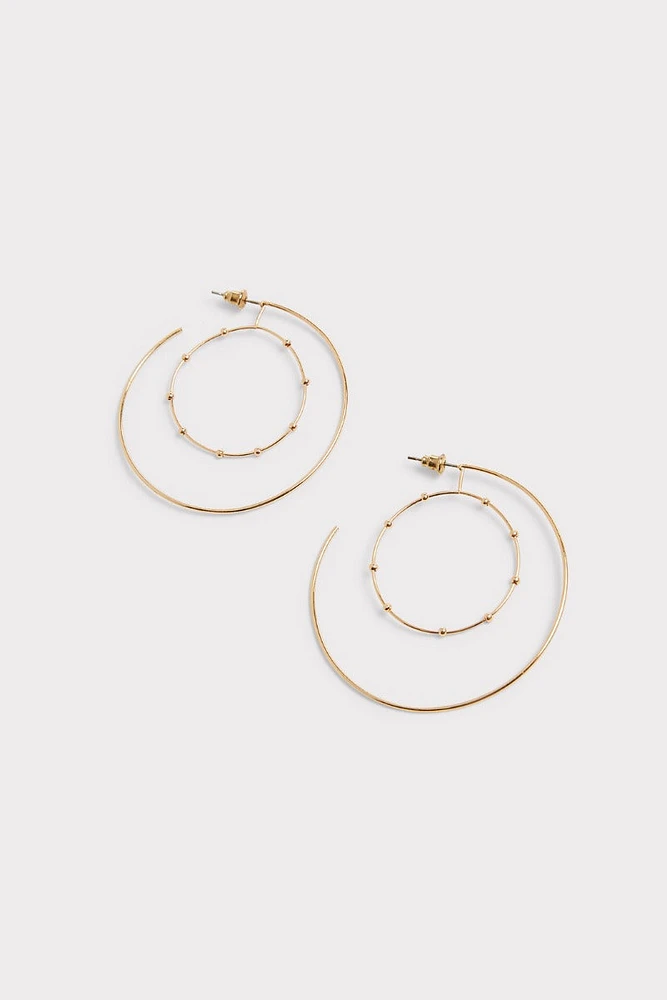 Kelly Double Hoop Earrings