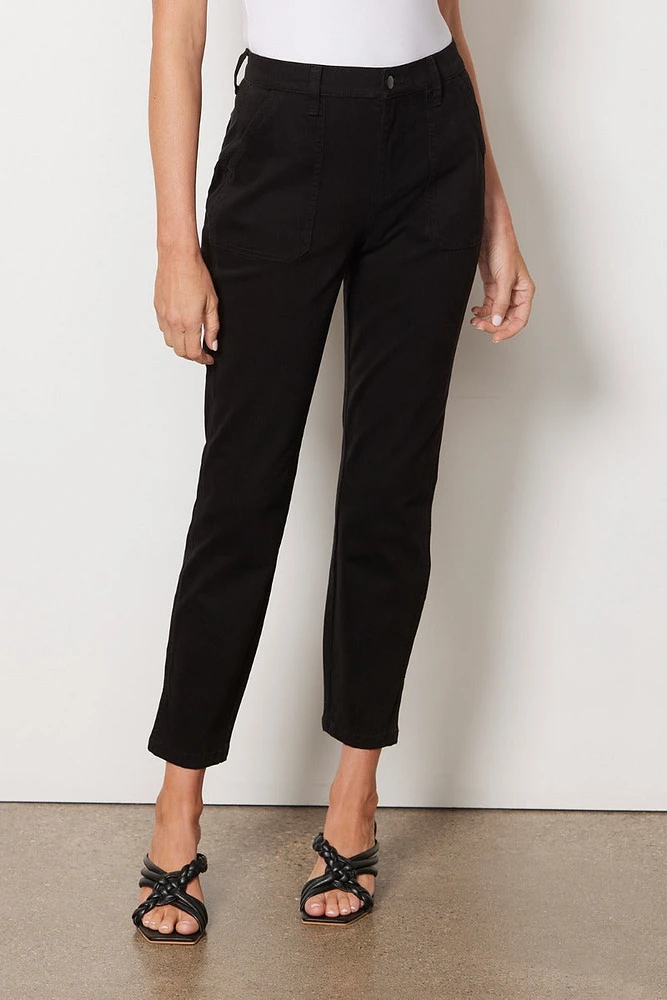 Payton Utility Ankle Slit Pant