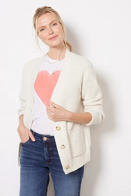 Eden Waffle Cardigan