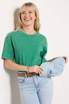 Elsy Slub Pocket Tee