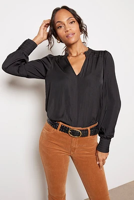 Tally Satin Blouse