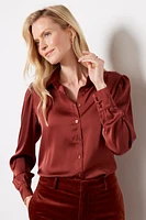 Kristi Satin Shirt