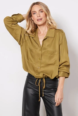 Drapey Utility Shirt