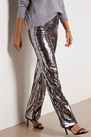 Sequin Wide Leg Pant