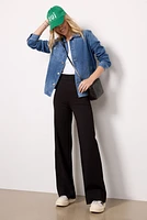 Irina Ponte Wide Leg Pant