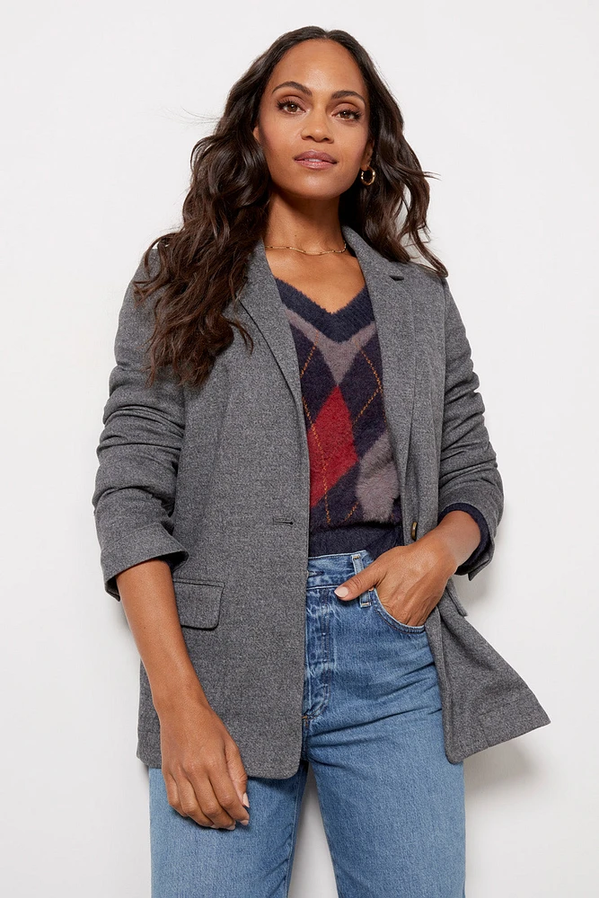 Dream Flannel Blazer