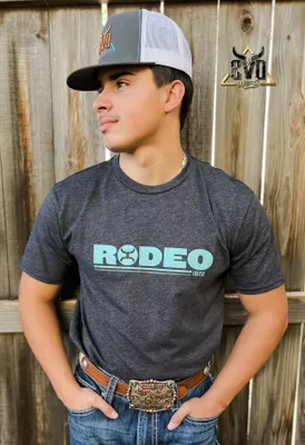 Rodeo Grey Crew Neck Hooey Shirt