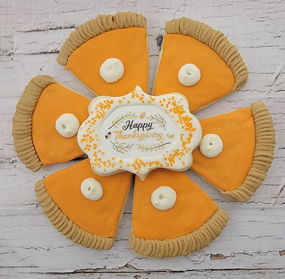 Thanksgiving Sugar Cookie -7 piece pie