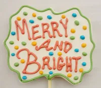 Merry and Bright  individual Cookies